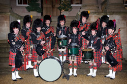 The Band in full uniform