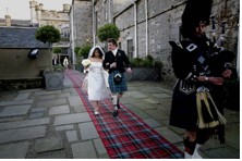 Tom Dingwall Wedding - Bride and Groom